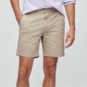 Bonobos Khaki Flat Front Shorts